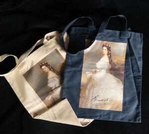 Canvas bag with Sisi's picture