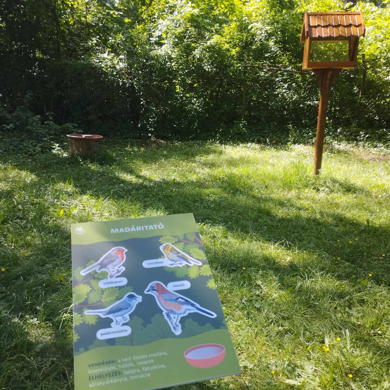 Madárbarát tanösvény - madár etetők és itatók