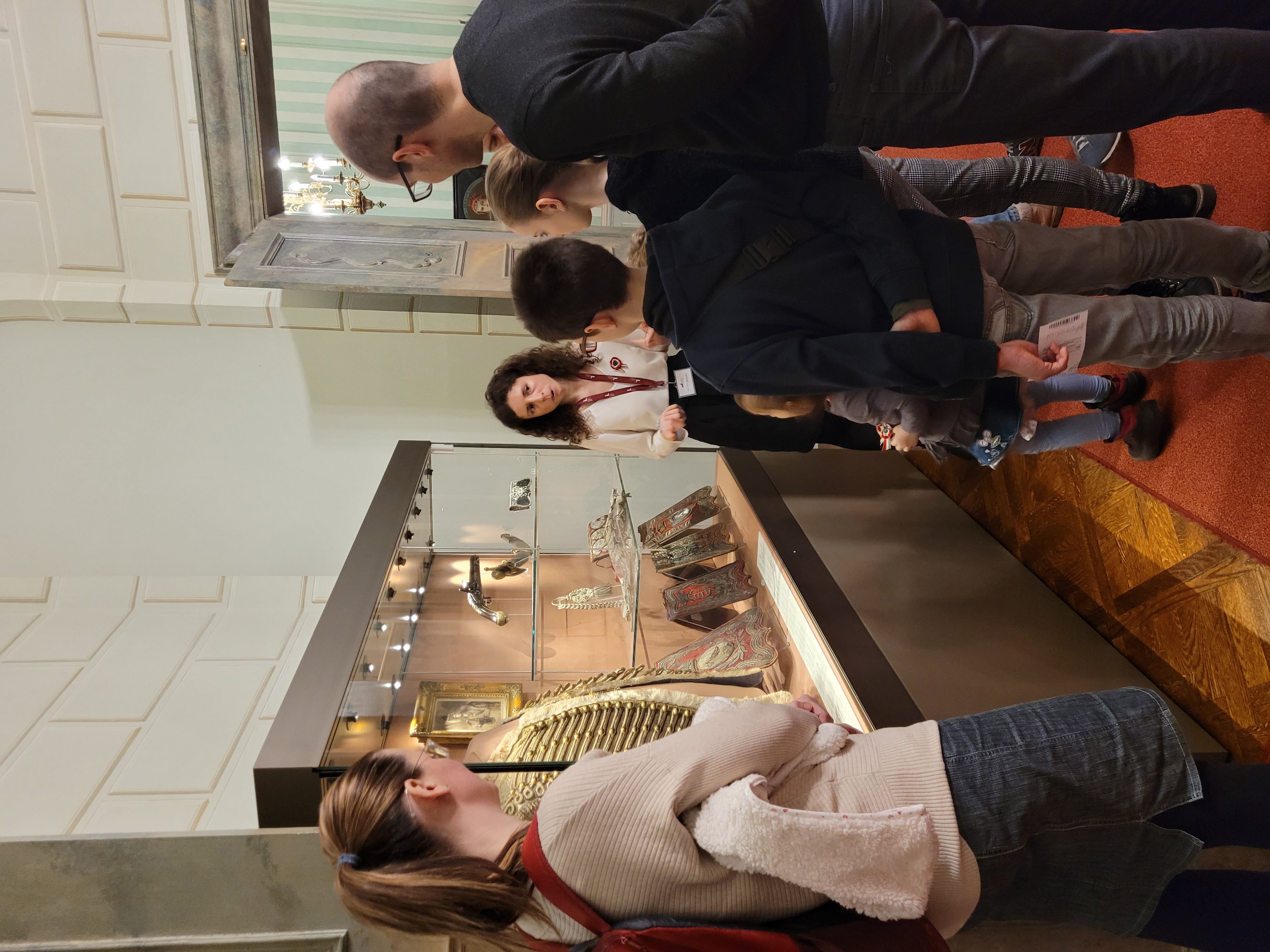 Múzeumpedagógiai foglalkozás középiskolásoknak a Lipót-szárnyban