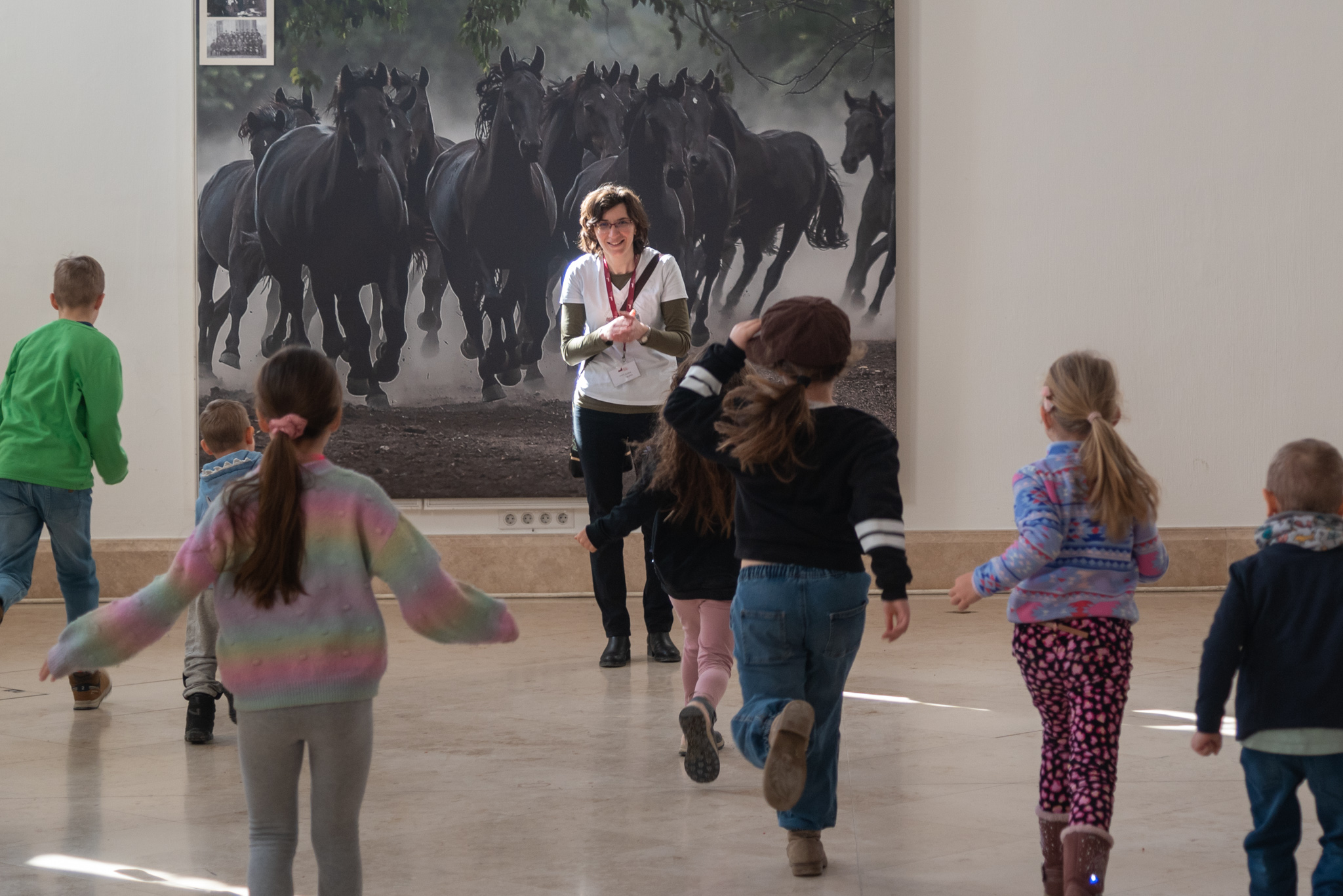 Múzeumpedagógiai foglalkozás a Lovardában