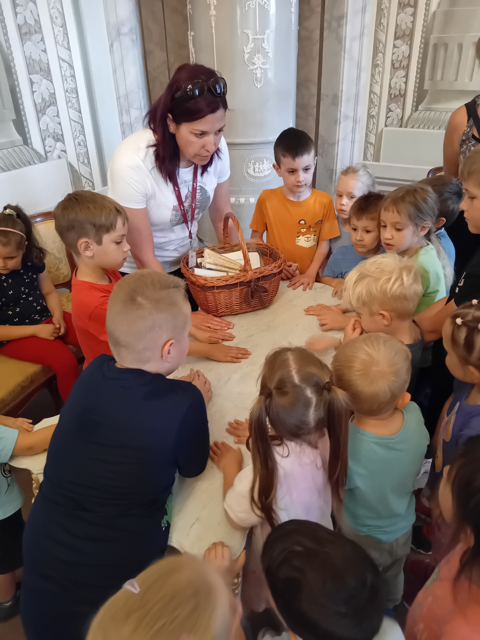 Múzeumpedagógiai foglalkozás az állandó kiállításban