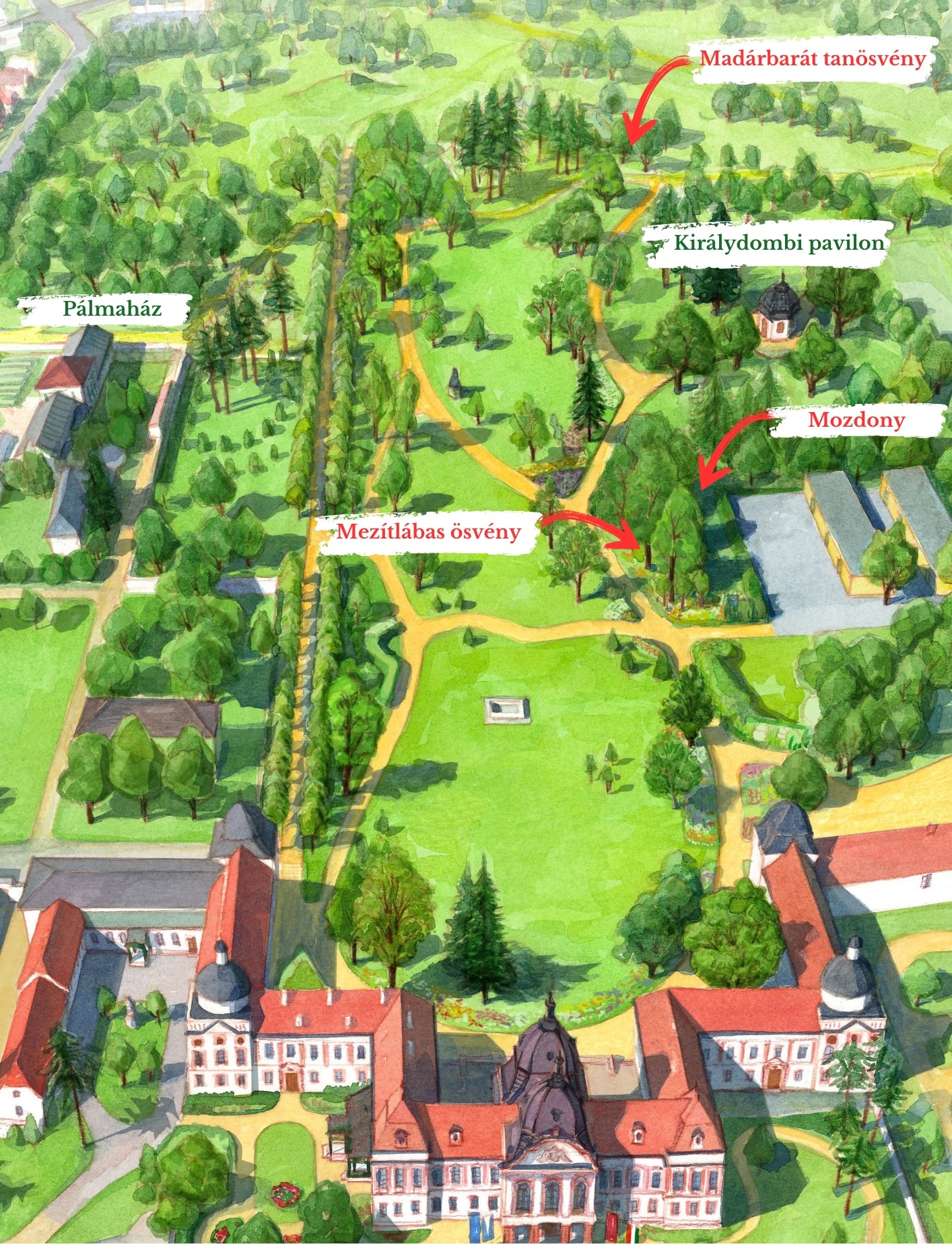 Kastélypark térkép