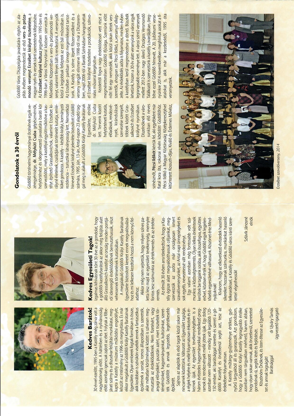 Kastélybarátok bemutatkozása