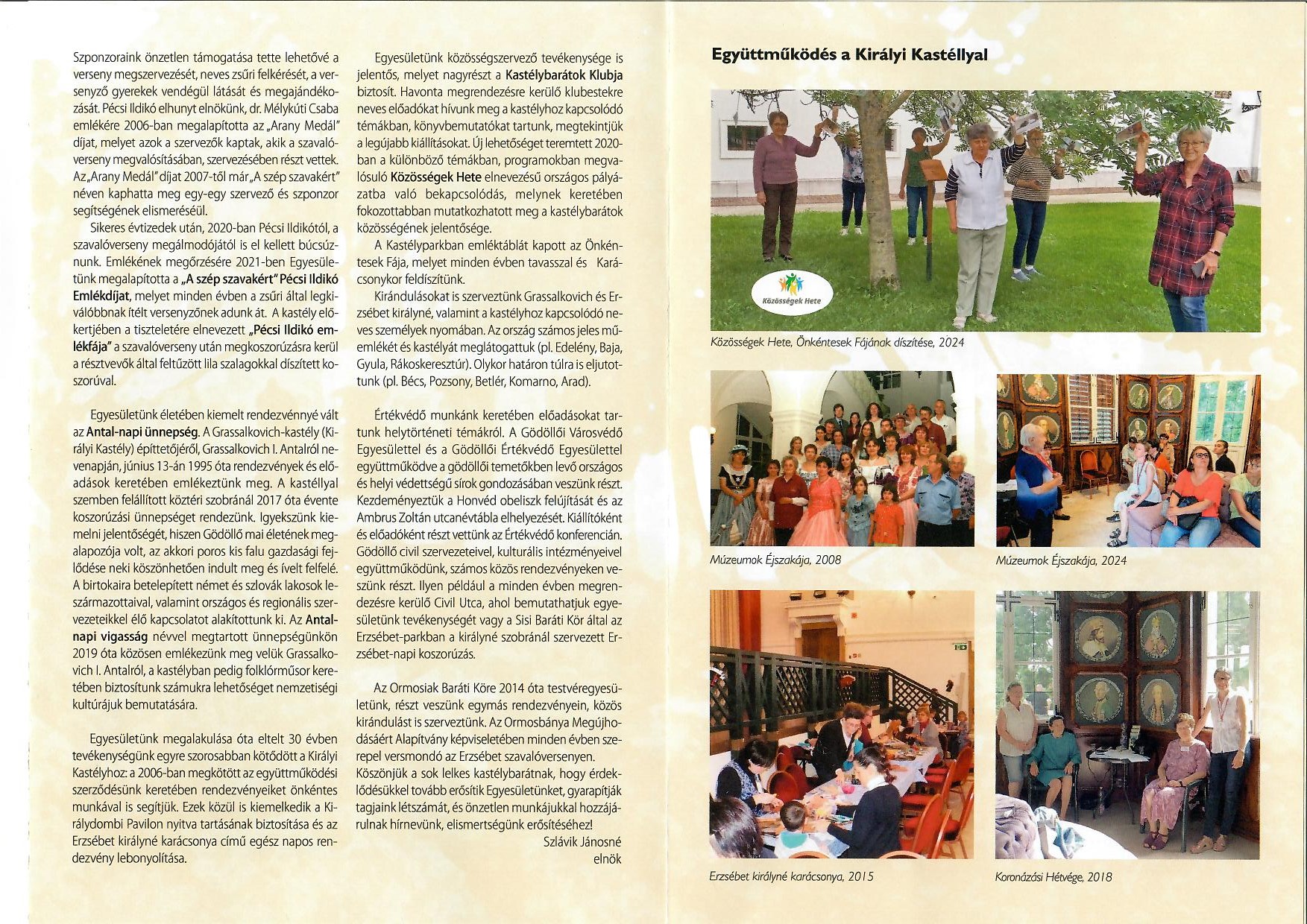 Kastélybarátok bemutatkozása