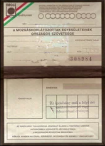 MEOSZ kártya