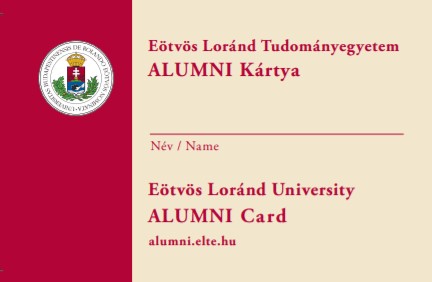 ELTE Alumni kártya