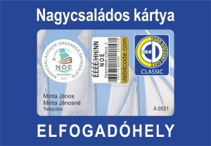 Nagycsaládos kártya elfogadóhely